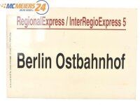E244 Zuglaufschild Waggonschild RegionalExpress...