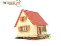 Spur H0 Gebäude Haus Wohnhaus Einfamilienhaus / Licht