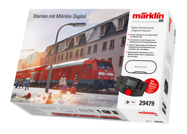 Märklin H0 29479 Digital-Startpackung Diesellok BR 245 006 "Regional-Express" DB