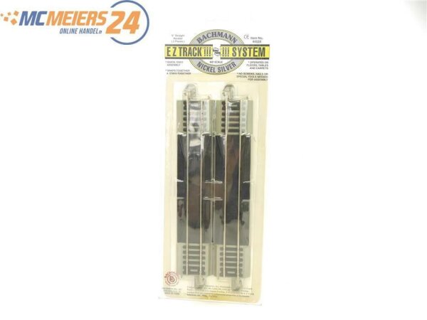 E169 Bachmann H0 44528 Gleisset 2-tlg. gerade mit Eingleisvorrichtung *NEU*