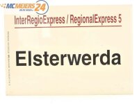 E244 Zuglaufschild Waggonschild InterRegioExpress...