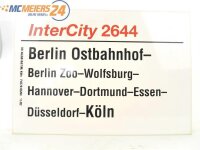 E244 Zuglaufschild Waggonschild InterCity 2644 Berlin...