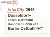 E244 Zuglaufschild Waggonschild InterCity 2645...