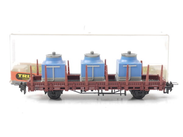 Trix Express H0 3412 Güterwagen Rungenwagen mit Kühlbehältern 333 7 238-8 DB
