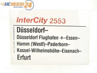 E244 Zuglaufschild Waggonschild InterCity 2553...