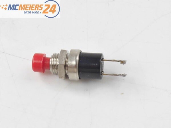 Zubehör Steuerung Elektrokleinteile Miniatur-Taster Drucktaster Schließer rot