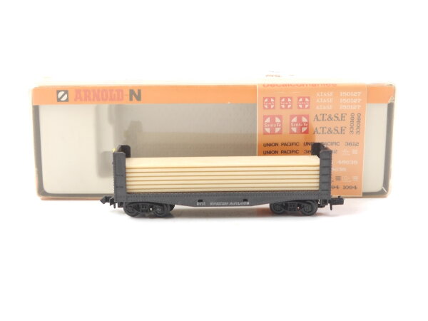Arnold N 5485 offener US Güterwagen Holz-Spezialwagen Western Maryland 2475