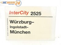 E244 Zuglaufschild Waggonschild InterCity 2525...