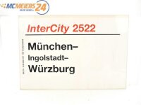 E244 Zuglaufschild Waggonschild InterCity 2522...