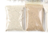 Landschaftsbau 8-tlg. Streumaterial Kies Schotter Sand Steine vers. Farben