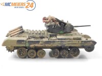 Spur H0 Militärfahrzeug Kampfpanzer Valentine abgeschossen 1:72