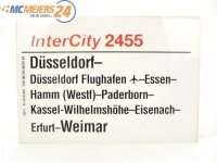 E244 Zuglaufschild Waggonschild InterCity 2455...