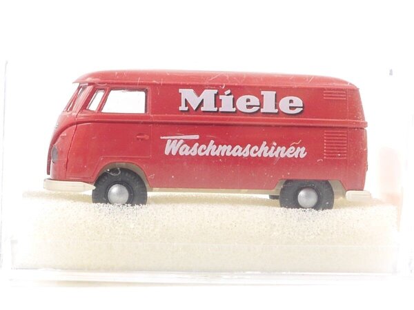 Brekina H0 3269 Modellauto VW T1 Kastenwagen Miele Waschmaschinen rot 1993 1:87