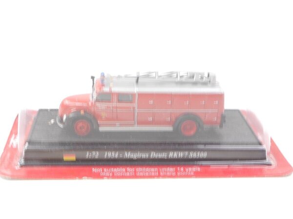 Del Prado Modellauto Feuerwehr 1954 - Magirus Deutz RKW7 S6500 1:72