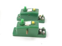 Trix 56 6595 00 2x Schalter Impulsschalter Doppelfunktionsschalter grün