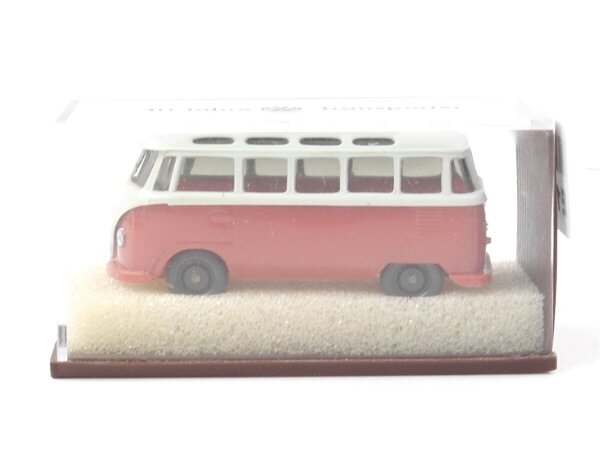 Brekina H0 31846 Modellauto VW T1 Samba rot/weiß 1:87