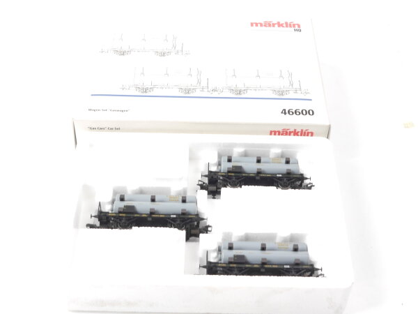 Märklin H0 46600 Güterwagen-Set 3-tlg. ,,Gaswagen K.Bay.Sts.B. / NEM