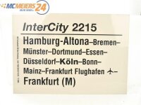 E244 Zuglaufschild Waggonschild InterCity 2215...