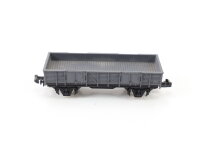 Ibertren N offener Güterwagen Niederbordwagen grau