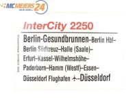 E244 Zuglaufschild Waggonschild InterCity 2250...