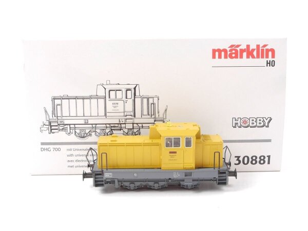 Märklin H0 30881 Diesellok Rangierlok Werk 1 DHG 700 / Delta Digital NEM Licht