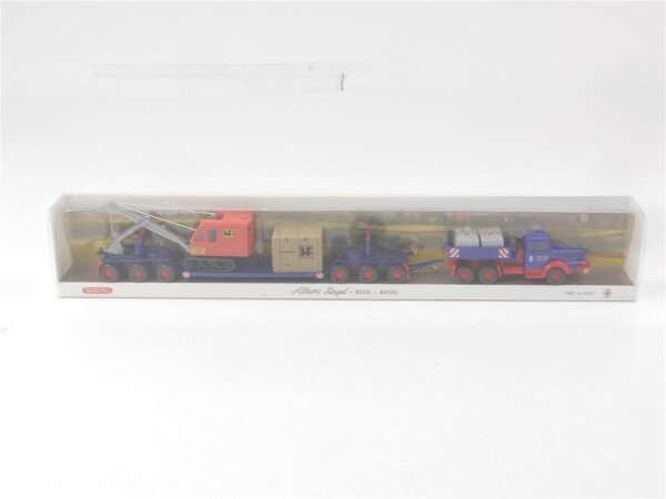 Wiking H0 16-50-02 Modellauto Albert Regel Besse Kassel Krupp Titan Tiefl. 1:87