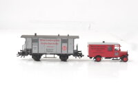 Märklin H0 Wagenset 2-tlg. Museumswagen 1999 "Landessparkasse" / NEM