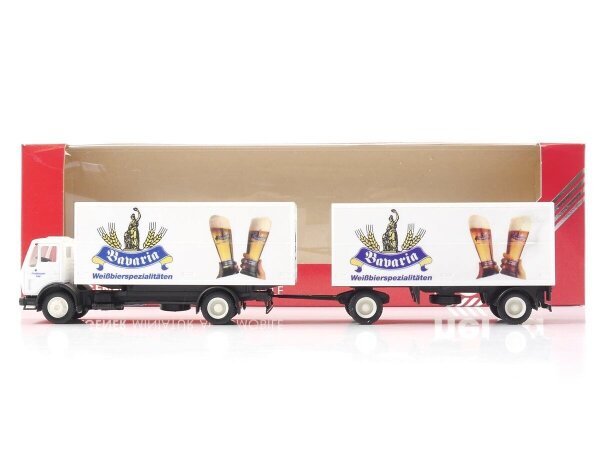 Herpa H0 806056 Modellauto Mercedes Benz Lastzug Bavaria Bier Brauerei 1:87