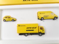 Wiking H0 81-11 Modellauto-Set 3-tlg. "Aktie Gelb" 1:87
