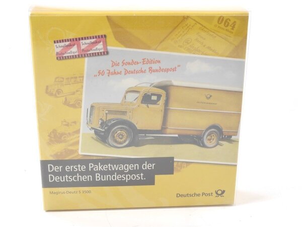 Brekina H0 Modellauto LKW Magirus Deutz S3000 "50 Jahre Deutsche Bundespost"1:87
