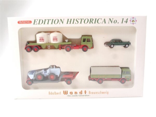 Wiking H0 81-60 Modellauto-Set 5-tlg. Adalbert Wandt Braunschweig Spedition 1:87
