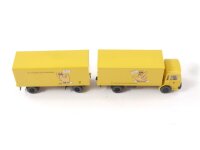 Wiking H0 32-17 Modellauto LKW Koffer-Lastzug MAN  12.174 "Fünf ist Trümpf"1:87