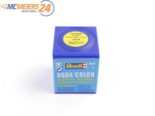 E488 Revell 36312 Acryl-Farbe Leuchtgelb seidenmatt - für den Modellbau