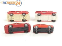 E386 Wiking H0 4x Modellauto PKW VW Golf / Mercedes  "Feuerwehr 112" 1:87