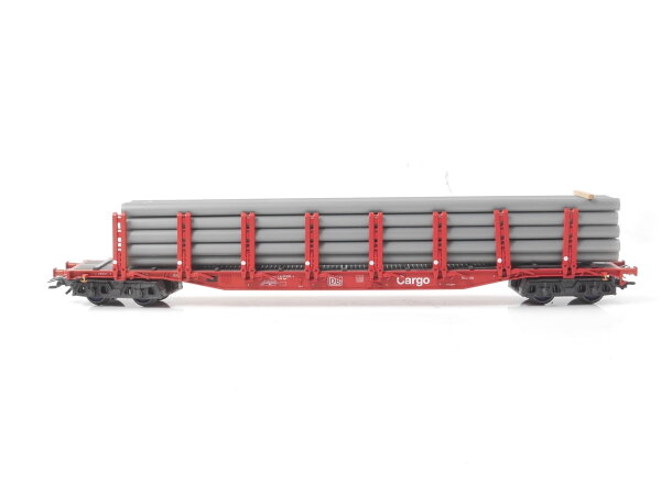 Märklin H0 4770 Güterwagen Rungenwagen mit Röhrenladung 472 4 801-4 DB / NEM
