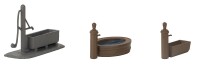 Faller H0 180875 Ausschmückungen 3 Dorfbrunnen