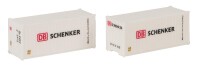 Faller H0 182053 Container 20 Container DB, 2er-Set
