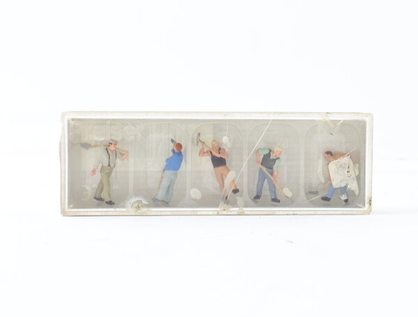 Preiser H0 10461 Figuren-Set 5-tlg. Arbeiter 1:87