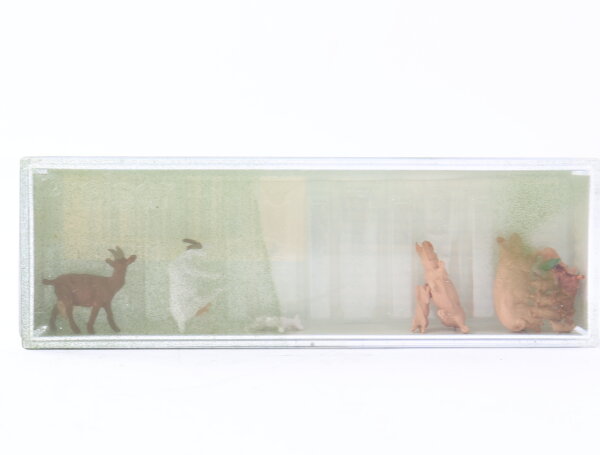 Preiser H0 14162 Figuren-Set Ziegen Schweine 1:87