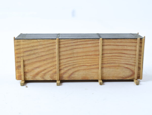 Heico Modell H0  Ausschmückung Ladegut Holztransportkiste für Maschinen Motoren