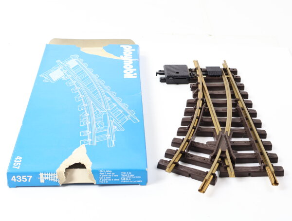 Playmobil Spur G 4357  Gleis Weiche Handweiche rechts