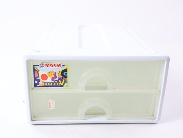 Araven 7498 Aufbewahrung Organizer Schubladenbox mit 2 Schubladen