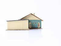 Faller H0 26101 Gebäude Wohnhaus Bungalow Schwedenhaus mit Garage / Licht