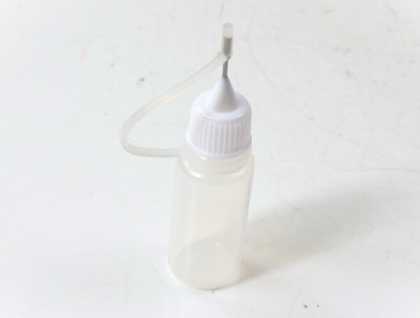 1x 10ml Nadelflasche Liquidflasche Leerflasche Tropfflasche aus LDPE zB. f SR24