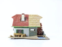 Faller H0 B-228 Gebäude Schwarzwaldmühle "Zur Waldmühle" mit Wasserrad / Licht