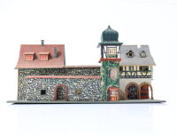 Faller H0 1713 Gebäude Combi-Kit "Malerwinkel" Fachwerk Häuserblock / Licht