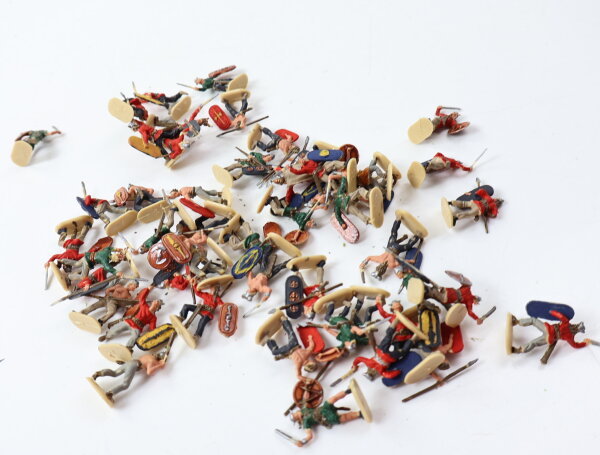 Spur H0 Figuren 48x Kämpfende Ritter Mittelalter Konvolut 1:87