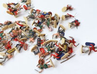 Spur H0 Figuren 48x Kämpfende Ritter Mittelalter Konvolut 1:87