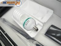 E306 TecTake PE400S Studiolampe Studioleuchte mit Stativ und Tasche