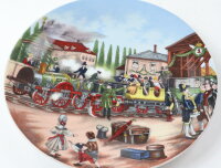 Seltmann Weiden Sammelteller Eisenbahn Dampflok"Der Adler"